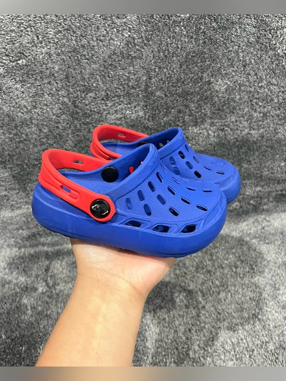 Skechers Foamies Swifters clogs convertible straps toddler boys size 7